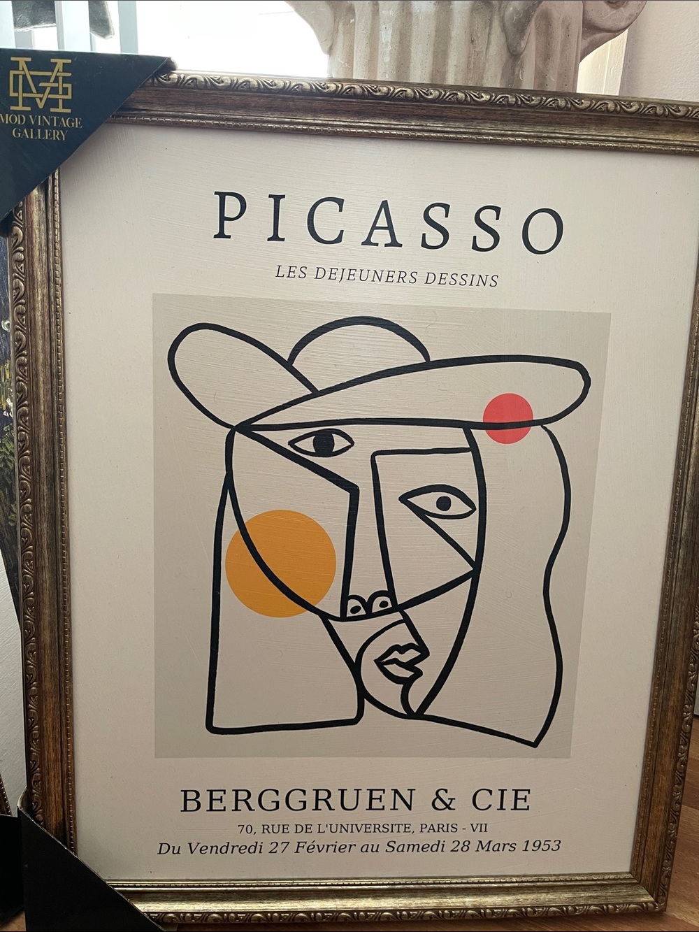PICASSO Inspired Abstract Wall Art Print